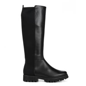 DONALD J. PLINER Ryker Leather Lug Boot Black
